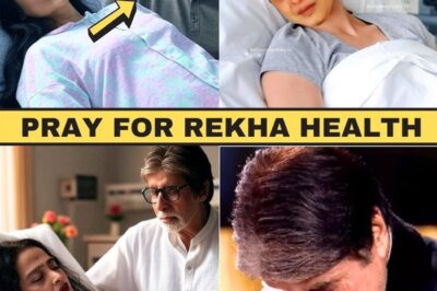 Amitabh Bachchan Breaks Down in Tears After Rekha’s Sudden Heart Attack—Rushed to Hospital to See Her Amid High Security