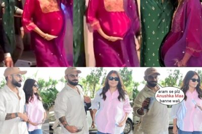 Anushka Sharma Proudly Shows Baby Bump While Virat Kohli Bids Goodbye to Test Cricket — A Beautiful New Beginning for the Power Couple 💫👶❤️